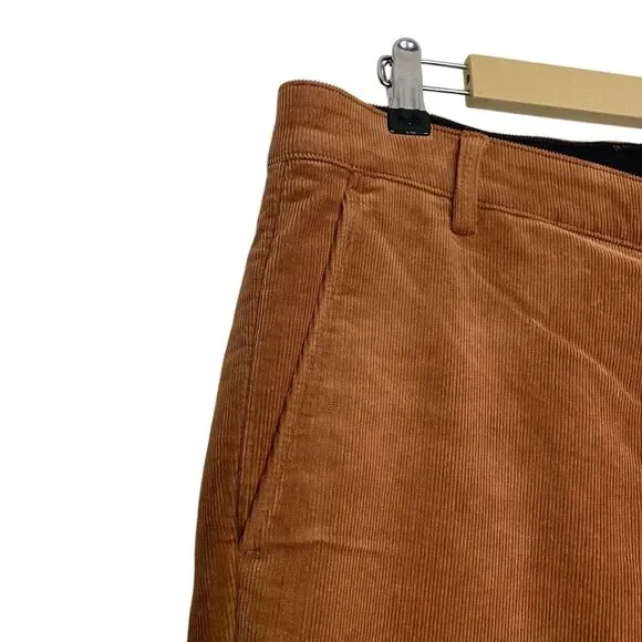 AG Adriano Goldschmied Corduroy Pants Mens 36x32 (Tag 32) Brown Marshall Preppy